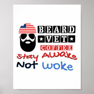 Kaffeepause am 4. Juli Independence Da Poster