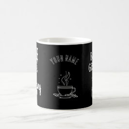 Kaffeepause – Große Ideen – Schwarz Kaffeetasse