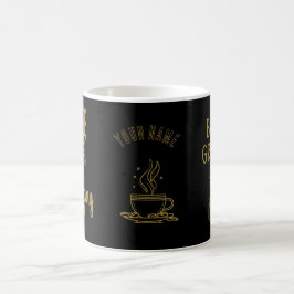 Kaffeepause – Große Ideen – Schwarzes Gold Kaffeetasse