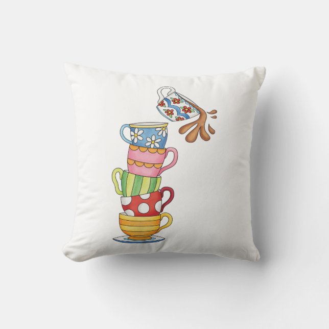 Kaffeepause Kissen (Vorderseite)