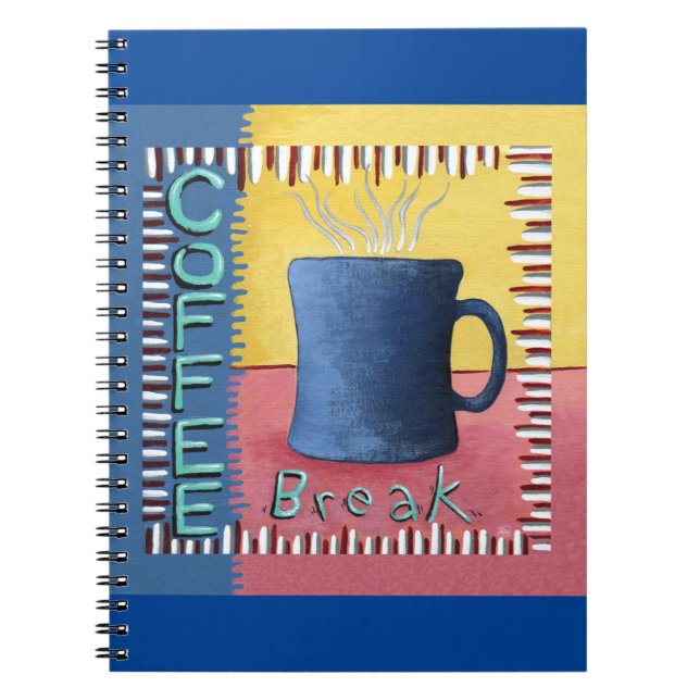 Kaffeepause Notizblock (Vorderseite)