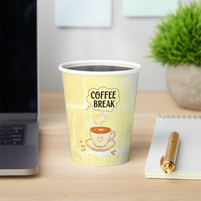 Kaffeepause Pappbecher (InSitu)