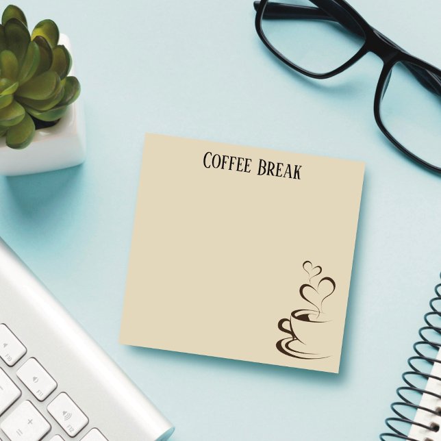 Kaffeepause-Post-It-Notizen Post-it Klebezettel (Von Creator hochgeladen)