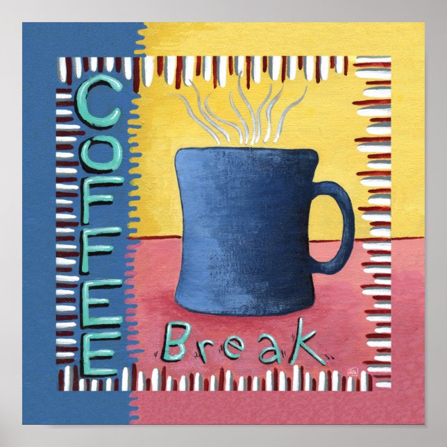 Kaffeepause Poster (Vorne)
