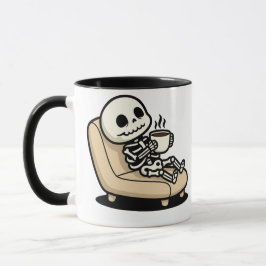 Kaffeepause – Sensenmann Dark Humor Kaffee Tasse
