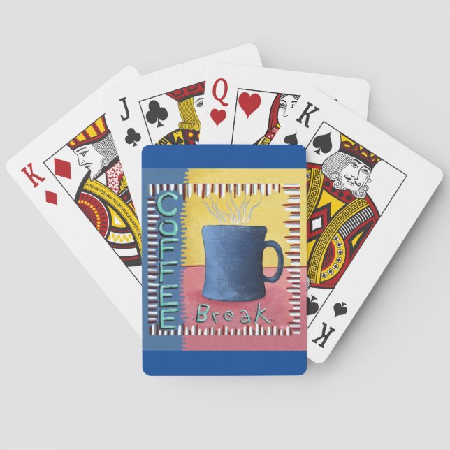 Kaffeepause Spielkarten (Rückseite)