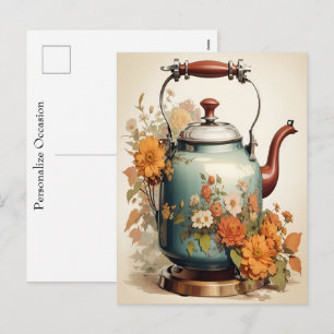 Kaffeepause Teestunde Zusammenkunft Gelegentlich  Feiertagspostkarte