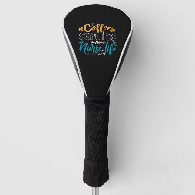 Kaffeepause und Krankenversicherung Golf Headcover (Vorderseite)