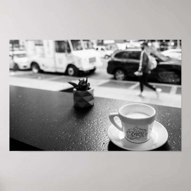 Kaffeepausen in NYC Poster (Vorne)