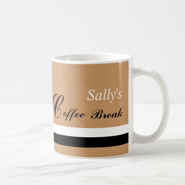 Kaffeepausen-Tassen mit Namen Tasse (Rechts)