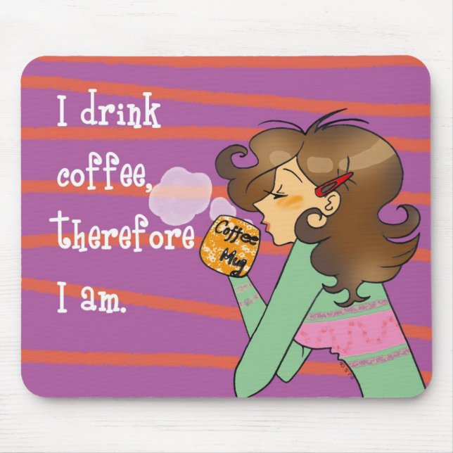 Kaffeephilosophie Mousepad (Vorne)