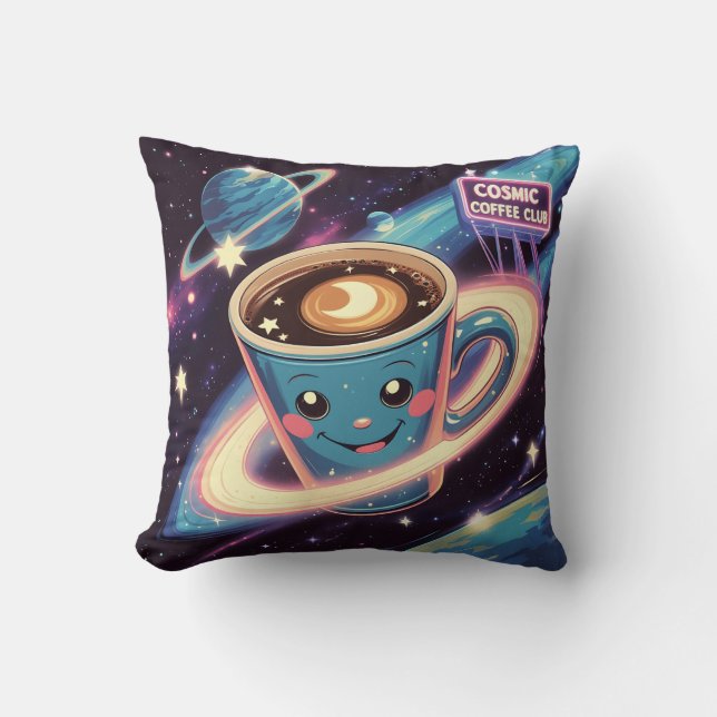 Kaffeepilz Kissen (Vorderseite)