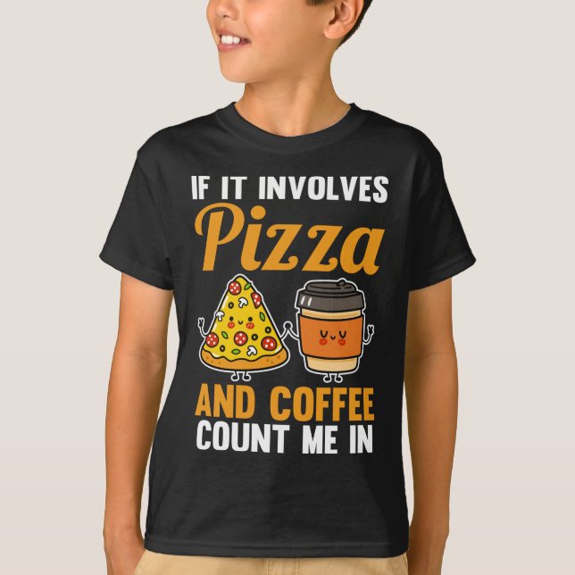 Kaffeepizza T-Shirt (Vorderseite)
