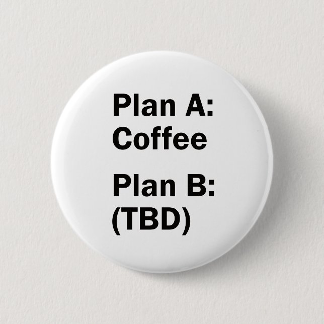 Kaffeeplan Button (Vorderseite)