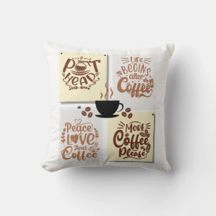 Kaffeeposter Kissen