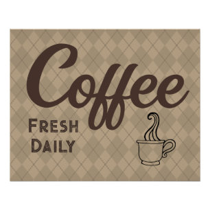 Kaffeeposter Poster