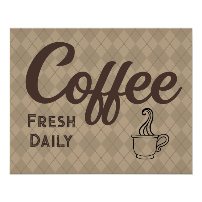 Kaffeeposter Poster (Vorderseite)