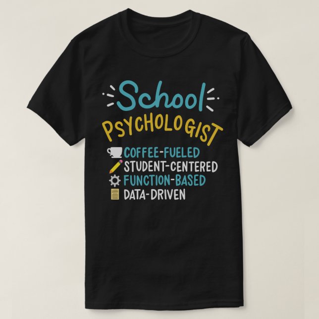 Kaffeepsychologe T-Shirt (Design vorne)