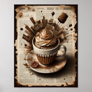 Kaffeepulster Art Poster