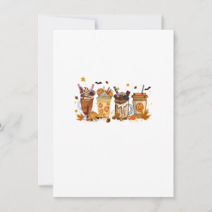 Kaffeepumpkin Spice Latte Erntedank Coffe Einladung