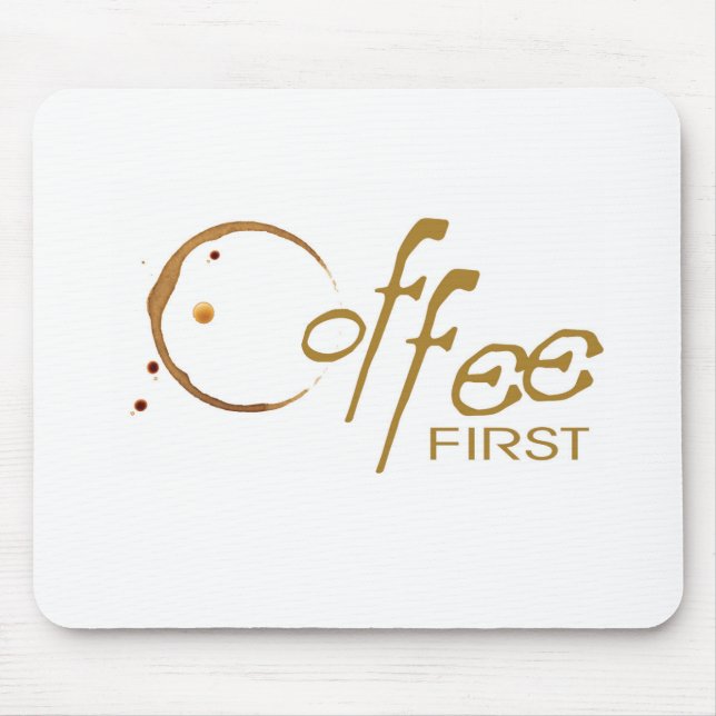 Kaffeepuppe Mousepad (Vorne)