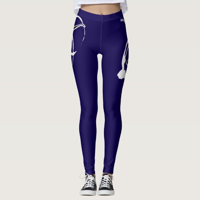 Kaffeeringe Leggings (Vorderseite)