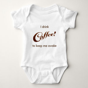 Kaffeesatz-Kaffee - Baby-Ausstattung Baby Strampler