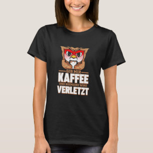 Kaffeeschale für Barista Morning Group Office T-Shirt