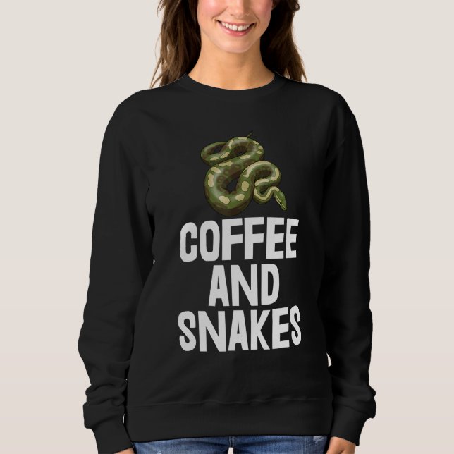 Kaffeeschlangen Python Schleichende T-Shirts Schla (Vorderseite)