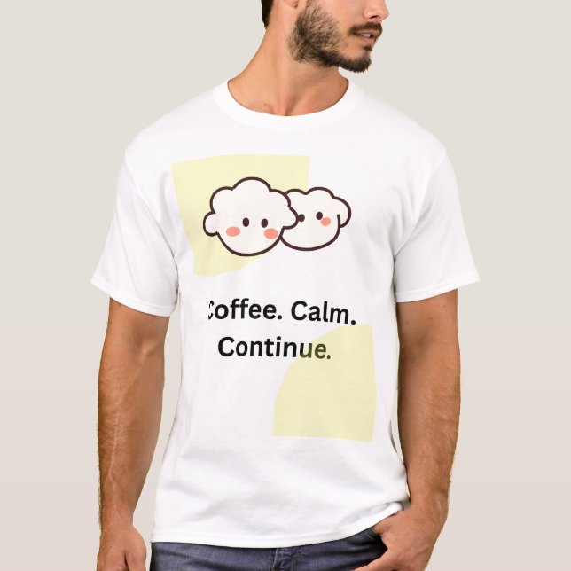 Kaffeeschnecke süßes T-Shirt  (Vorderseite)
