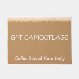 Kaffeeschutz Fußmatte