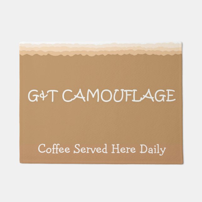 Kaffeeschutz Fußmatte (Vorderseite)