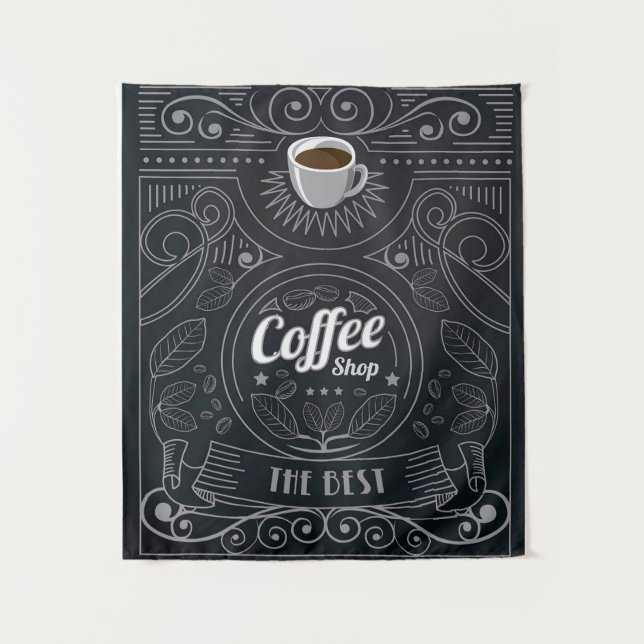 Kaffeeservice Blanket Wandteppich (Vorderseite)