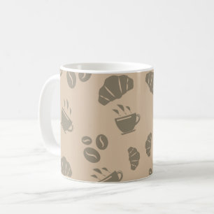 Kaffeeshop Stil Muster Kaffeetasse