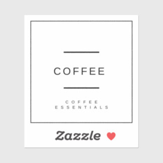 Kaffeesiegel/Aufkleber Aufkleber