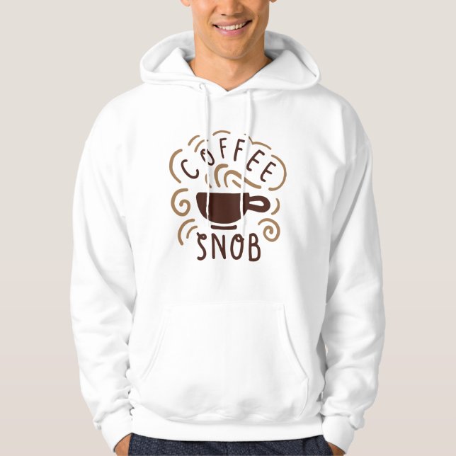Kaffeesnob Hoodie (Vorderseite)