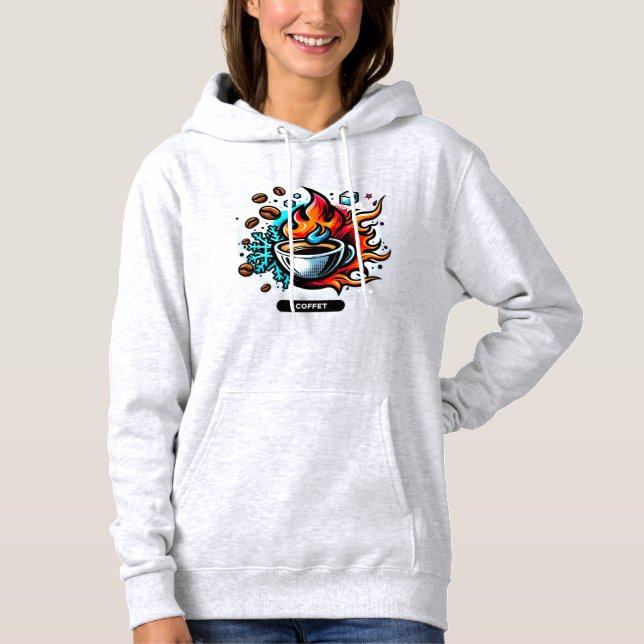 Kaffeespresso, Hoodie (Vorderseite)