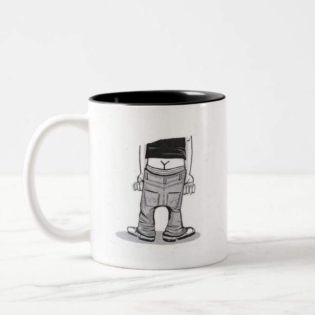 Kaffeesprung Zweifarbige Tasse (Links)
