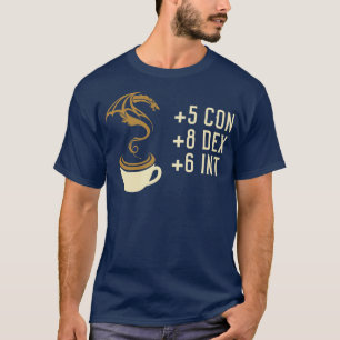 Kaffeestände zum Rollen und Larven T-Shirt
