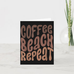 Kaffeestrand Wiederholung Sommerzeit Urlaub Sommer Karte