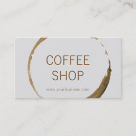Kaffeestube - Kaffeefleck Visitenkarte