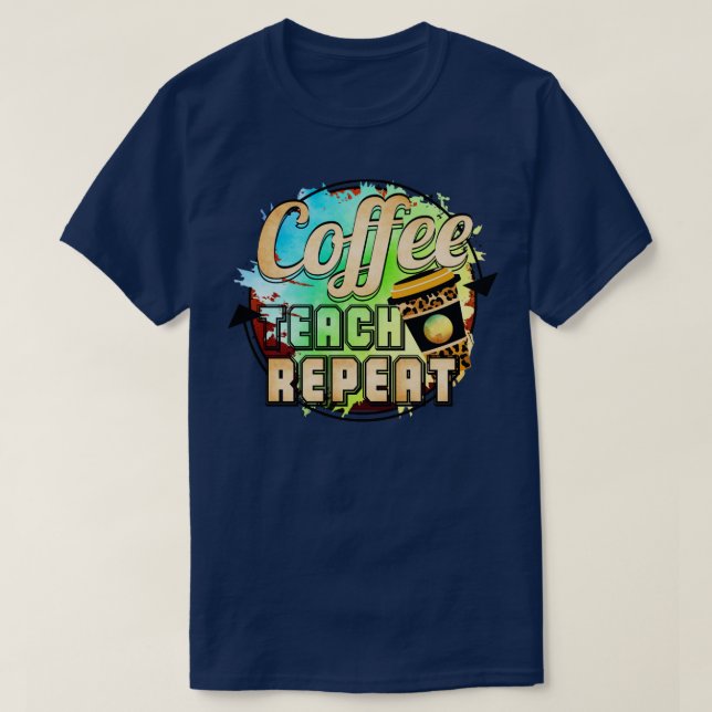 Kaffeetableswiederholung1 T-Shirt (Design vorne)