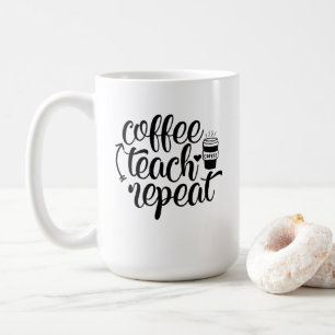 Kaffeetablette Wiederholung der Tasse