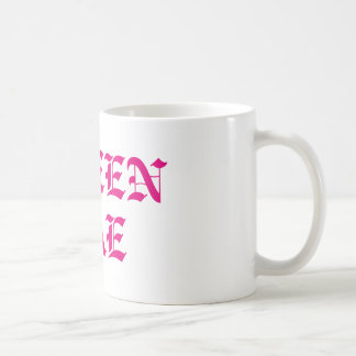 KAFFEETASSE-ABGABE der KÖNIGIN-BAE (rosa Tasse