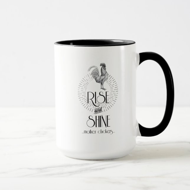 Kaffeetasse 'Aufstehen und Strahlen' (Rechts)