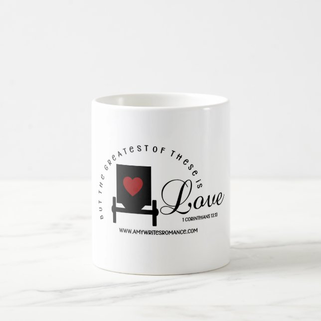 Kaffeetasse aus der Buggy mit Bibelverse (Mittel)