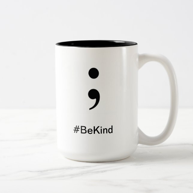 Kaffeetasse #BeKind ist nett (Rechts)