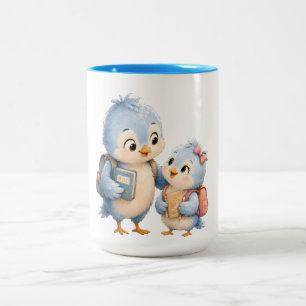 Kaffeetasse Blue Bird Geschwister