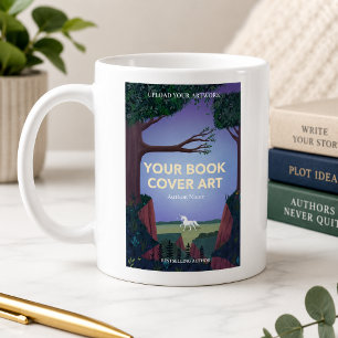Kaffeetasse Buchcover Art Autor Promo-Geschenk