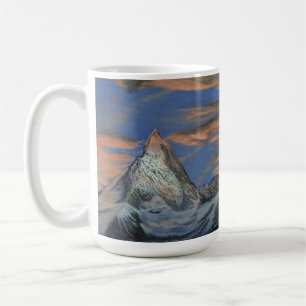 Kaffeetasse - "Das Matterhorn bei Sonnenuntergang"